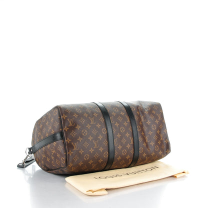 Louis Vuitton Monogram Macassar Keepall Bandouliere 45 4 of 8