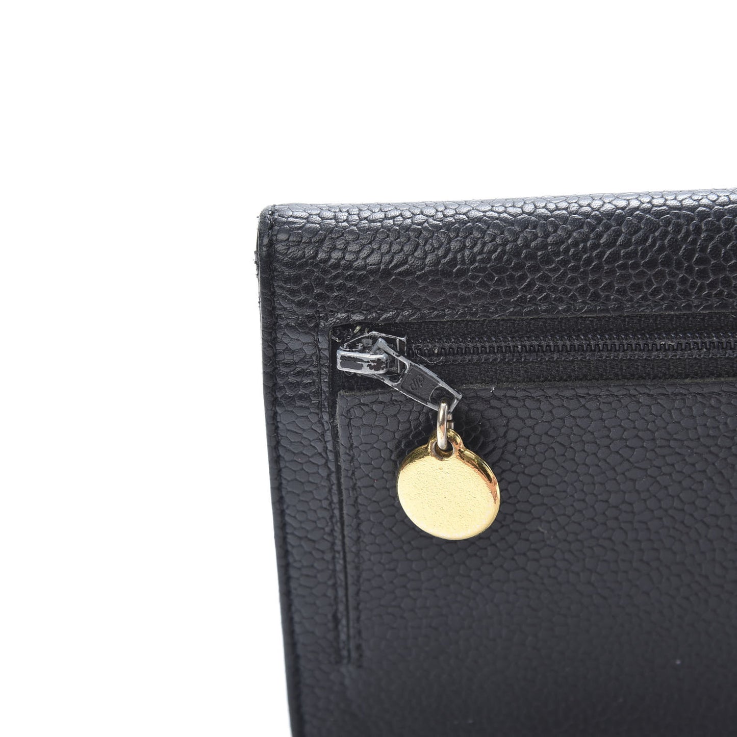Caviar Timeless CC Flap Wallet Black