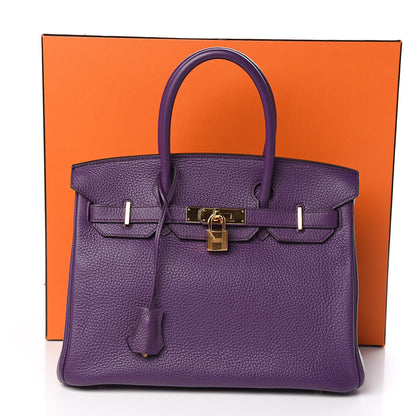 Hermes Togo Birkin 30 Ultraviolet 33 of 33