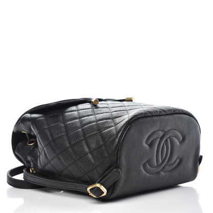 Chanel Caviar Quilted Filigree Backpack Black 4 of 8
