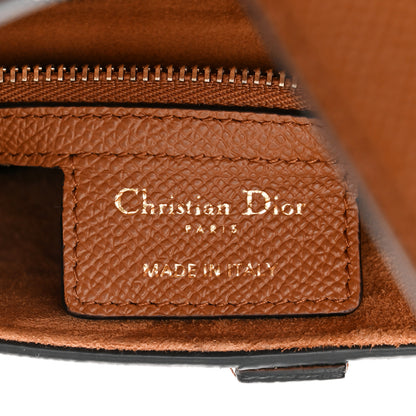 Christian Dior Grained Calfskin Saddle Bag Camello 5 of 8