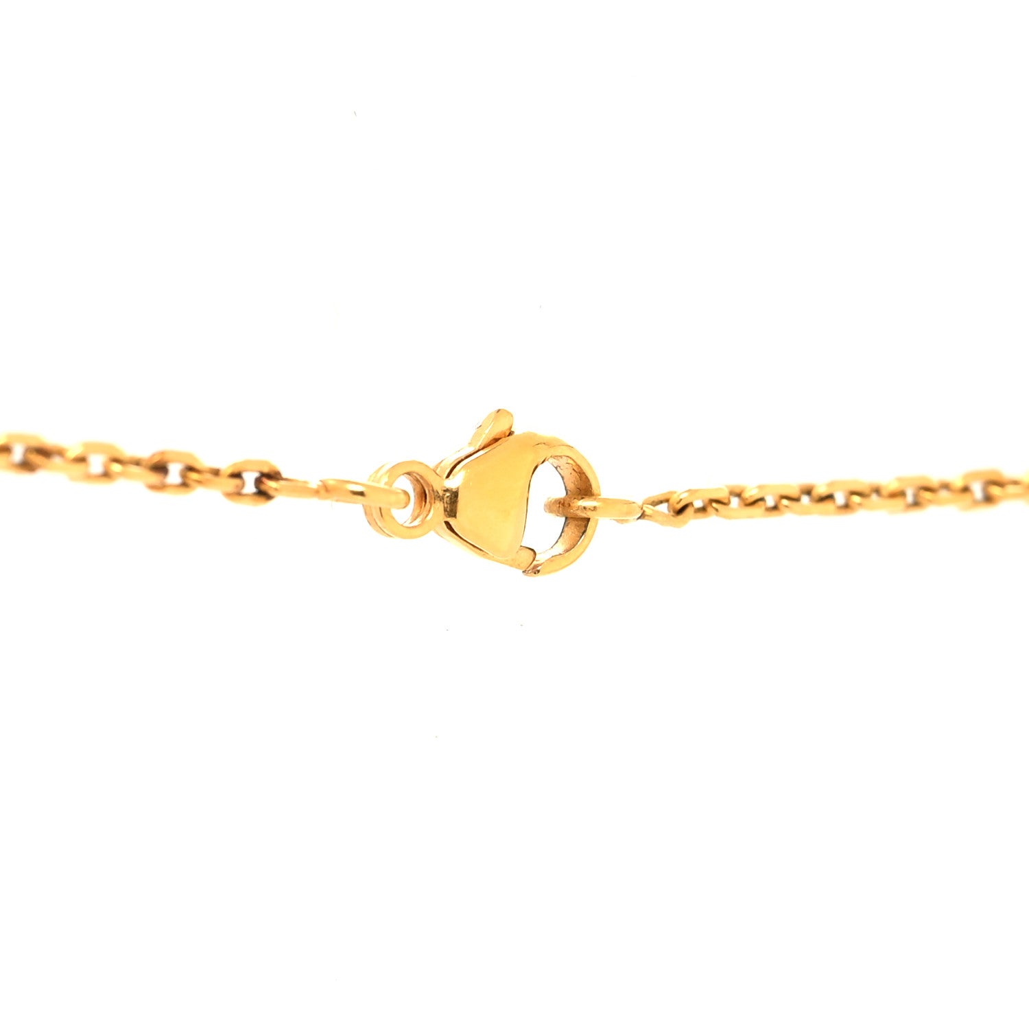Hermes Lacquered Gold Mini Pop H Pendant Necklace Orange 4 of 5