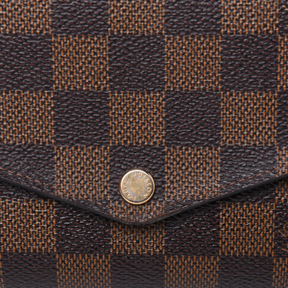 Louis Vuitton Damier Ebene Sarah Wallet NM 15 of 17