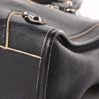 Balenciaga Supple Grained Calfskin Classic Silver Hardware Highlight City Black 6 of 28