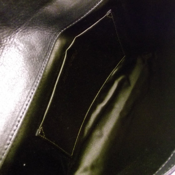 Leather Belle de Jour Clutch Metallic