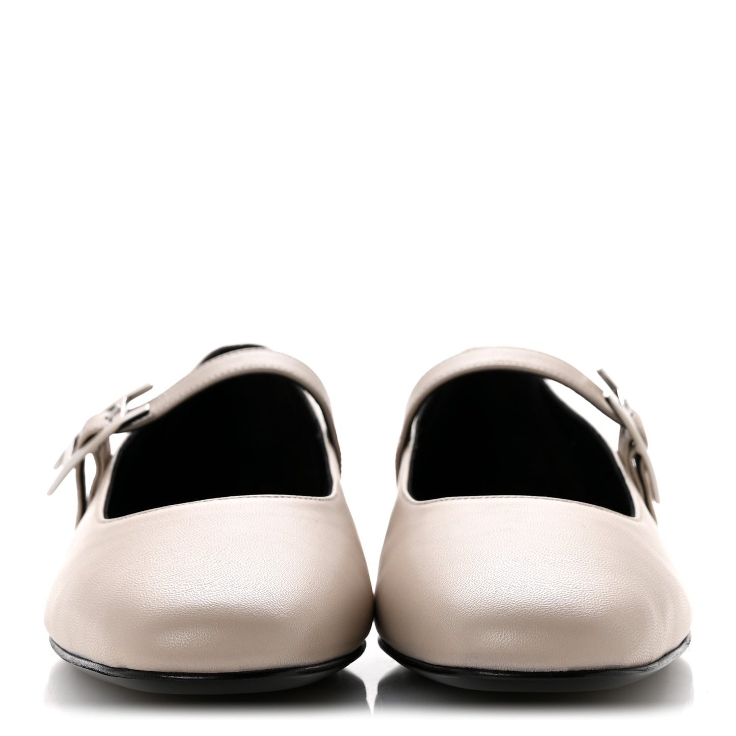 Goatskin Jane Ballet Flats 36.5 Beige Nomade