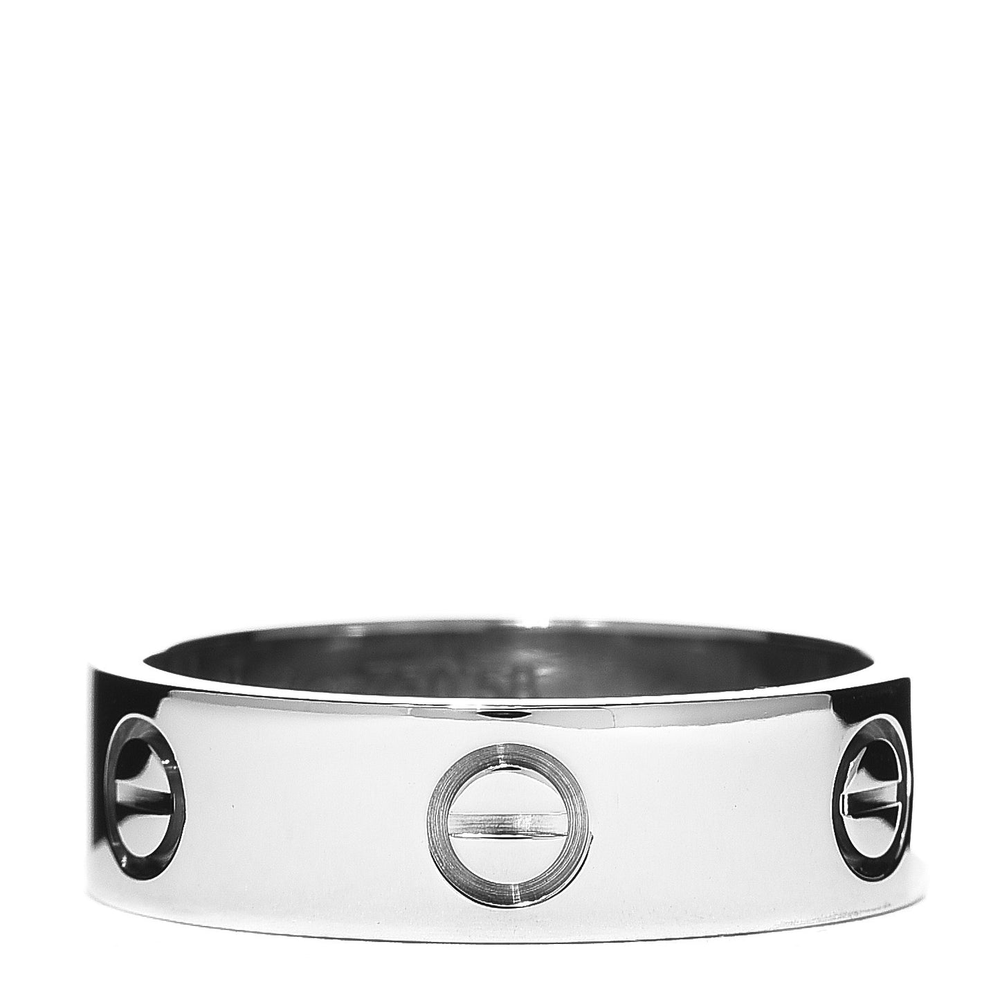 18K White Gold 6mm LOVE Ring 58 8.5