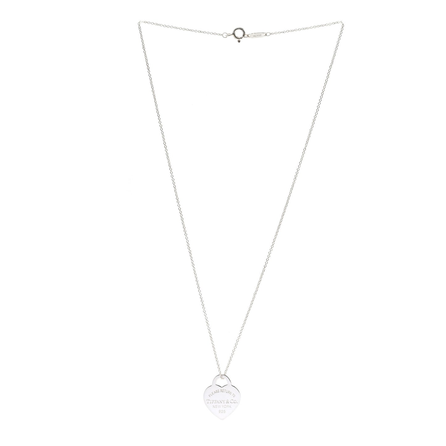 Sterling Silver Small Return To Tiffany Heart Pendant Necklace