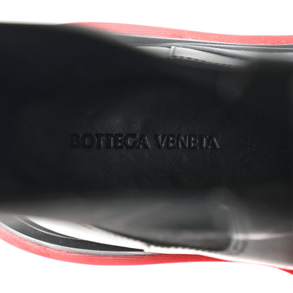 Bottega Veneta Calfskin The Tire Chelsea Boots 38 Black Bright Red 6 of 7