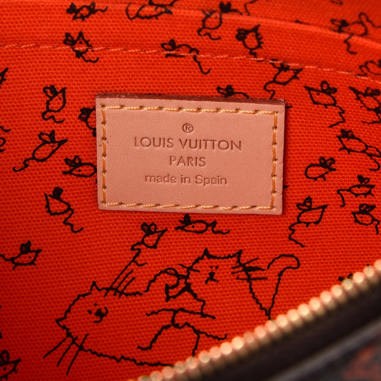 Catogram Neverfull MM GM Pochette Marron
