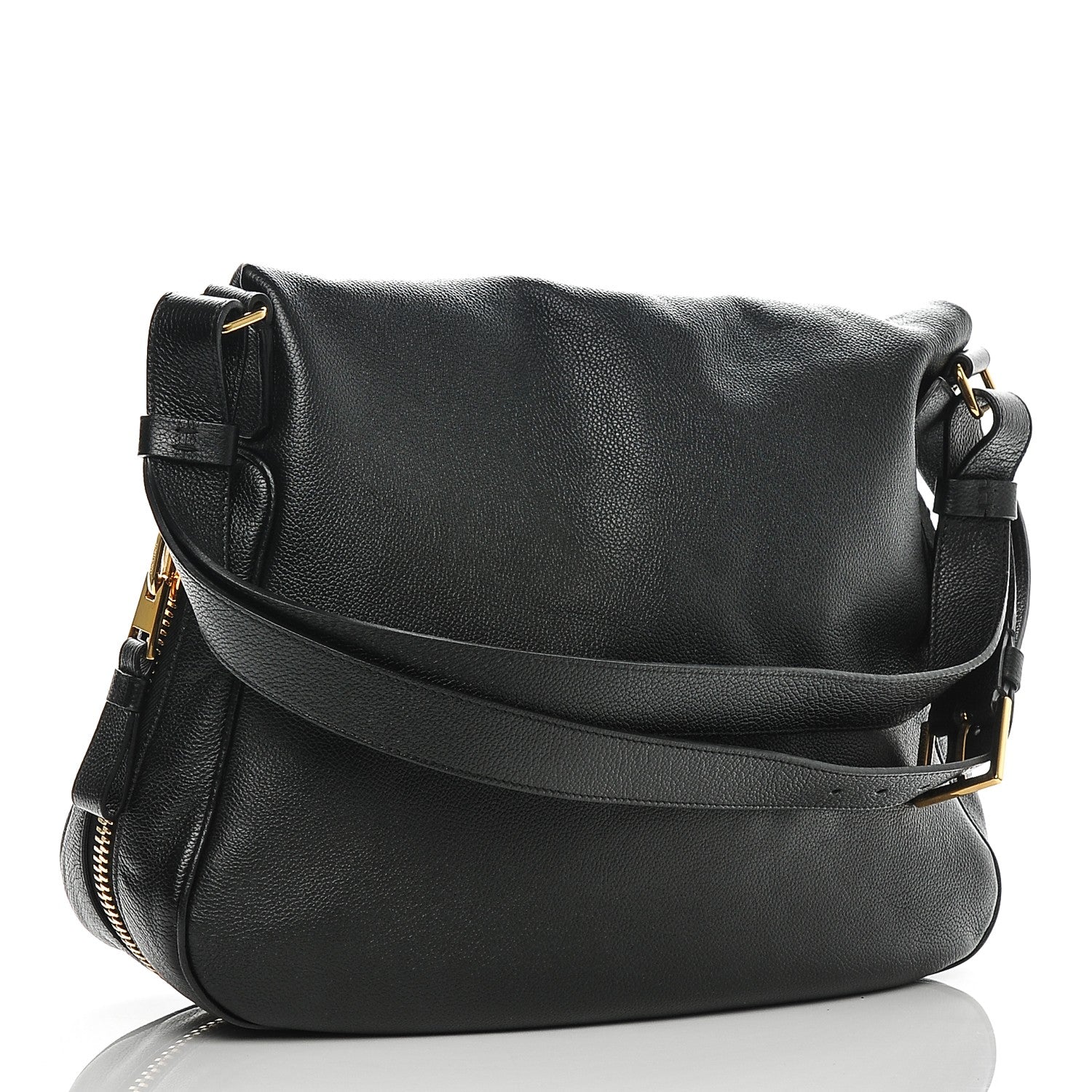 Tom Ford Pebbled Calfskin Large Jennifer Black 3 of 7