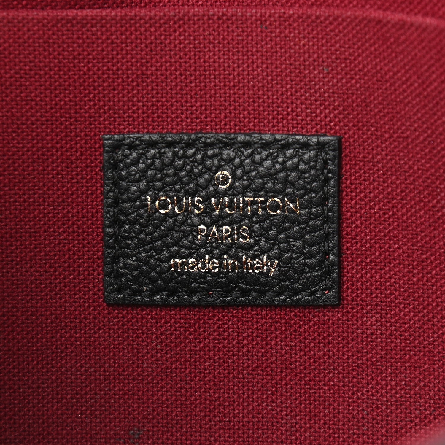 Louis Vuitton Empreinte Monogram Giant Felicie Pochette Black Beige 6 of 10