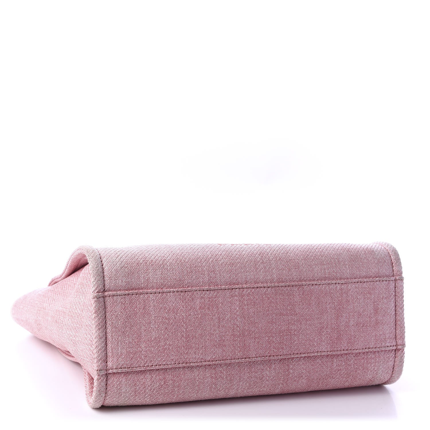Chanel Canvas Small Deauville Tote Pink 4 of 13