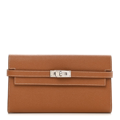 Hermes Epsom Kelly Longue Wallet Gold 1 of 7