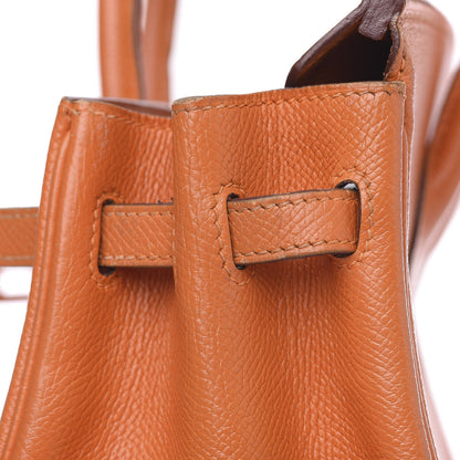 Hermes Epsom Birkin 25 Orange 15 of 31