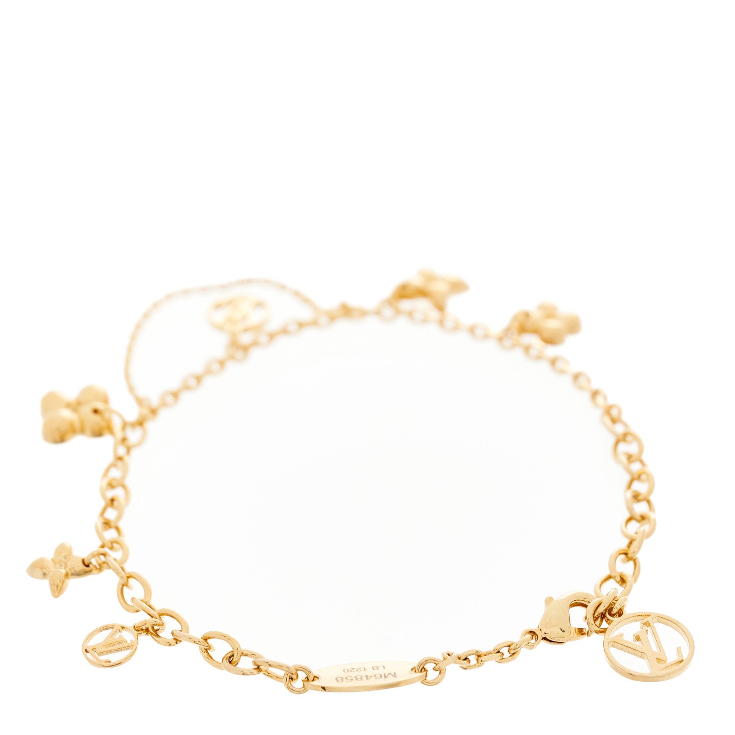 Louis Vuitton Metal Monogram Blooming Supple Bracelet 2 of 4