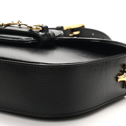 Gucci Azalea Calfskin Web Mini Horsebit 1955 Shoulder Bag Black 10 of 10