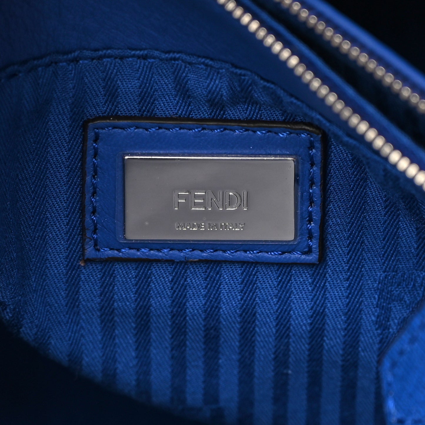 Vitello Elite Petite 2Jours Tote Blue Neon