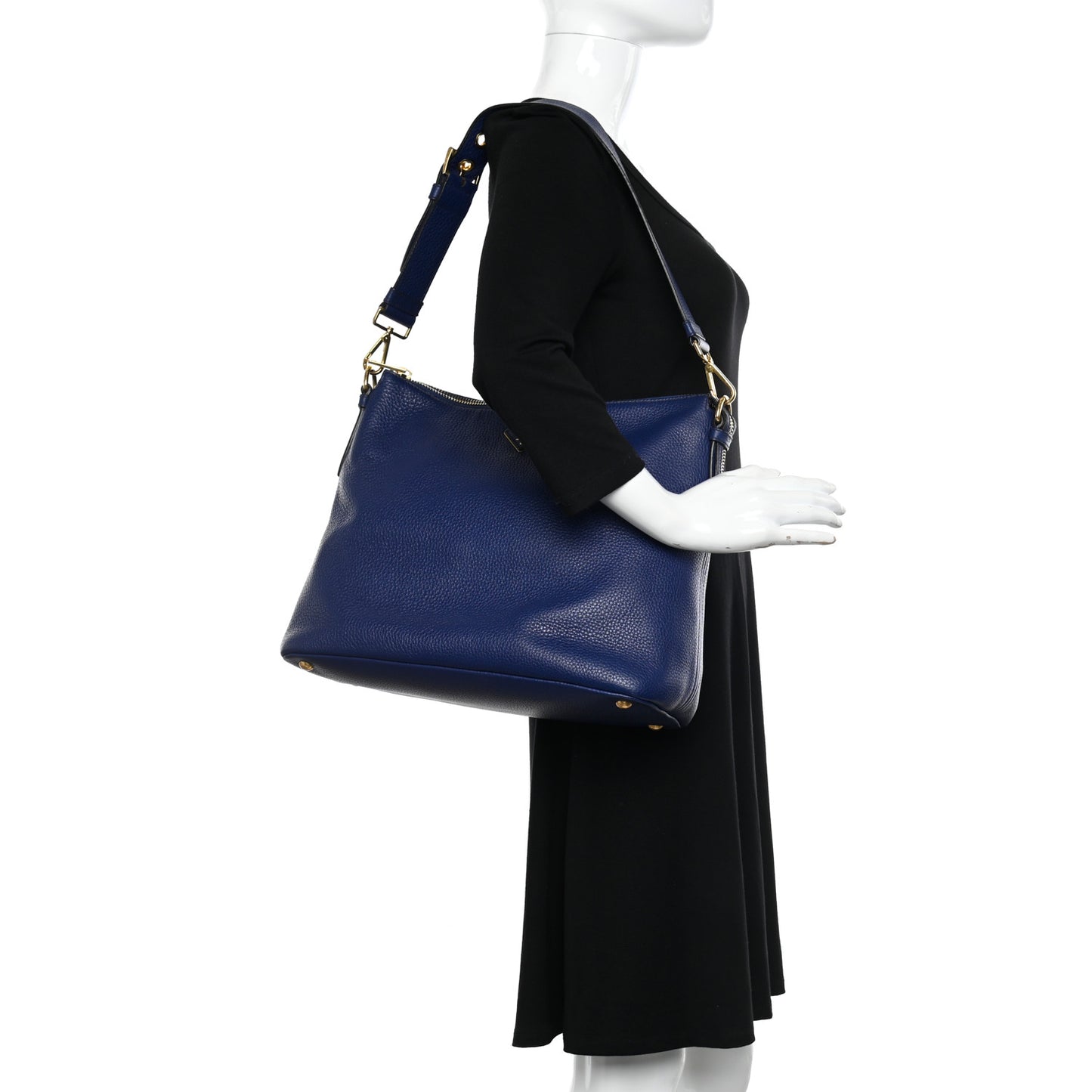 Vitello Daino Hobo Bluette