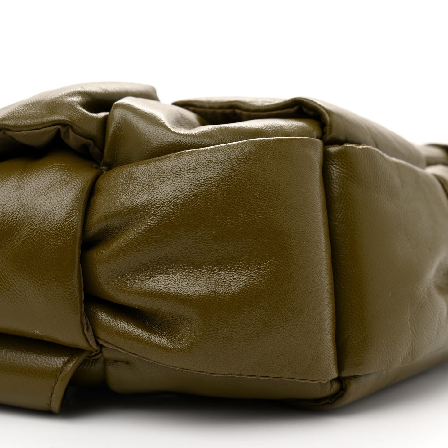 Nappa Intreccio Padded Cassette Bumbag Khaki