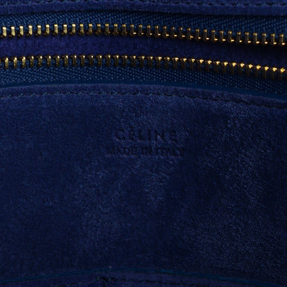 Celine Bullhide Calfskin Medium Ring Bag Indigo 6 of 7