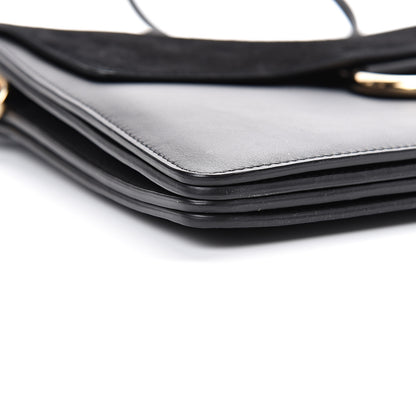 Chloe Suede Calfskin Medium Faye Shoulder Bag Black 10 of 14