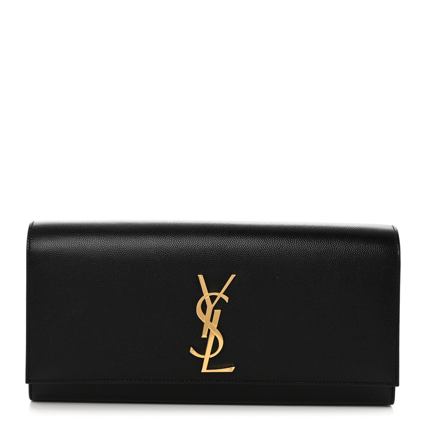 Grain De Poudre Monogram Cassandre Clutch Black