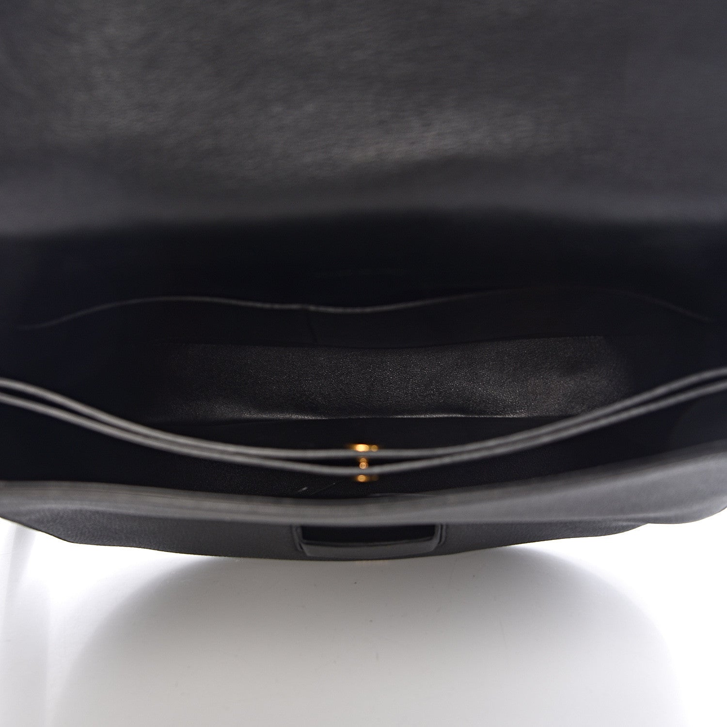 Celine Grained Calfskin Medium Trotteur Black 5 of 11