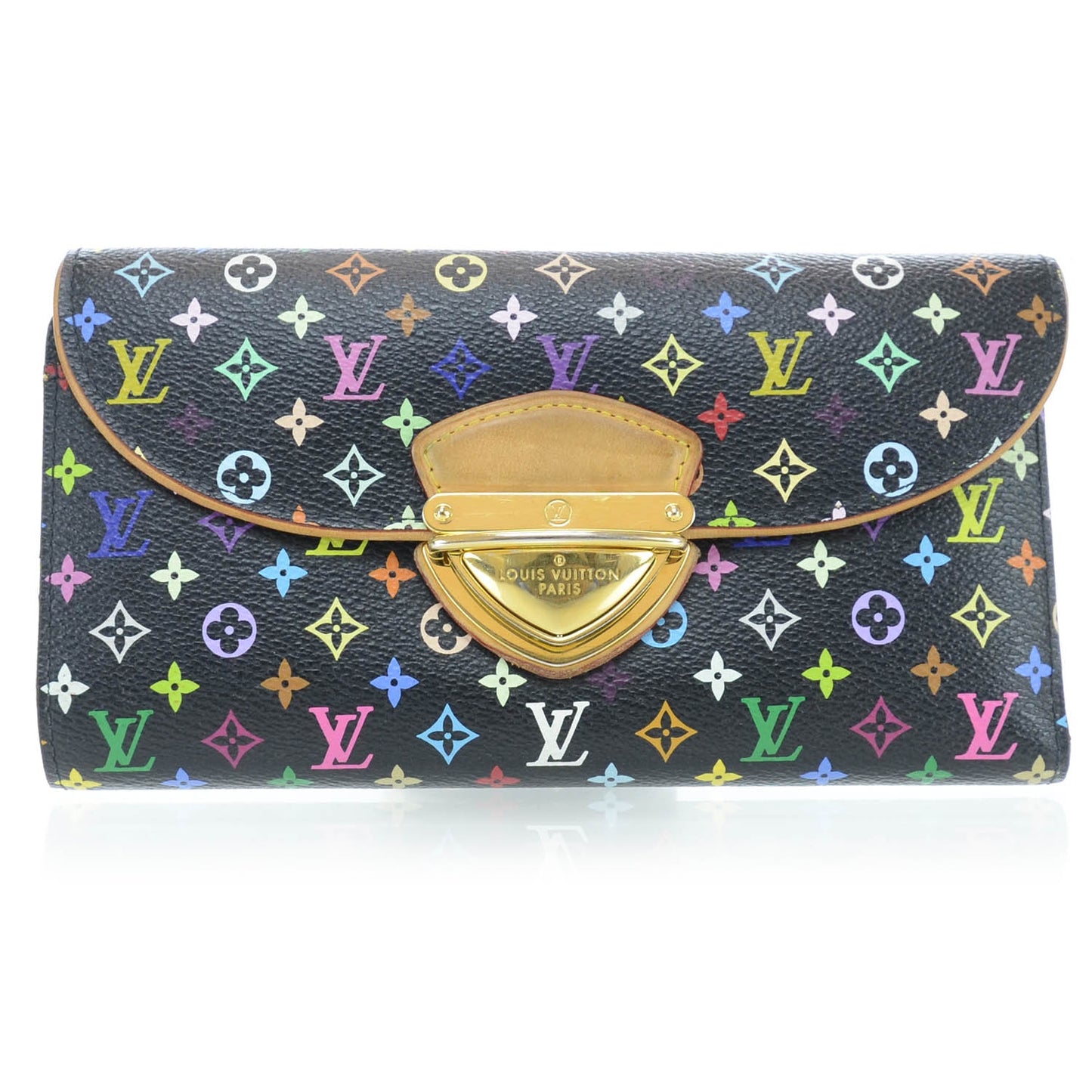 Monogram Multicolor Eugenie Wallet Black