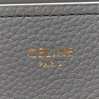 Celine Baby Drummed Calfskin Micro Luggage Kohl 6 of 10