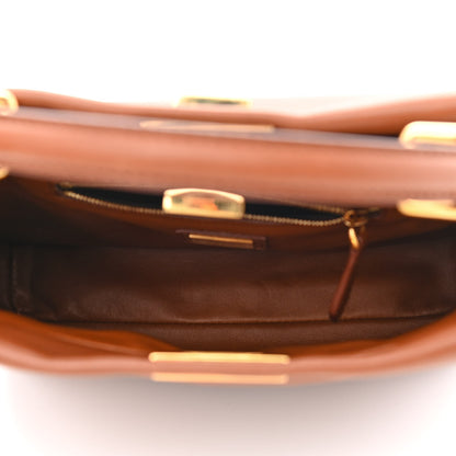 Fendi Nappa Mini Peekaboo Iconic Satchel Corteccia 6 of 11