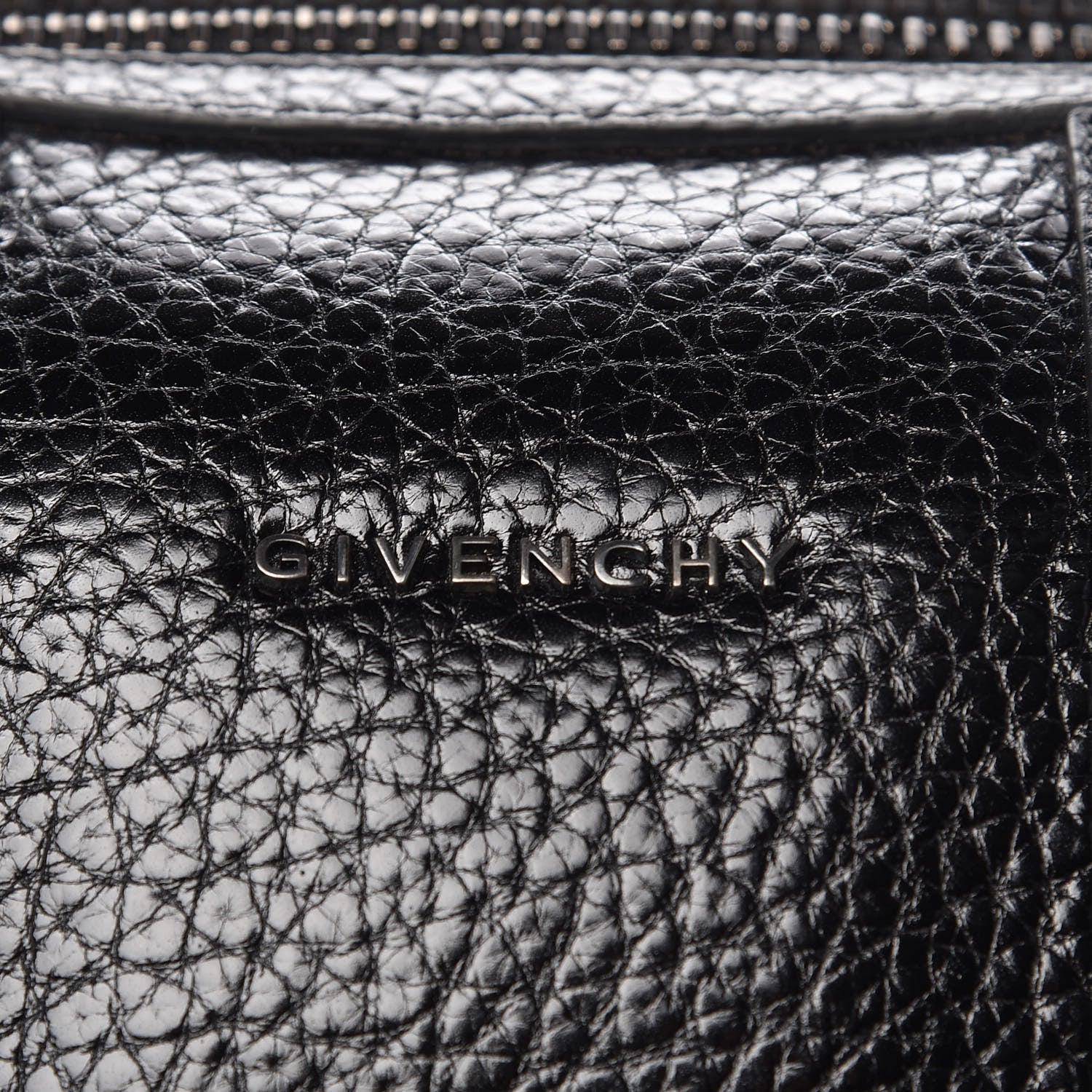 Givenchy Glazed Pebbled Calfskin Medium Lucrezia Black 7 of 11