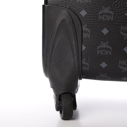 MCM Visetos Small Traveler Trolley Whelled Suitcase Black 14 of 21
