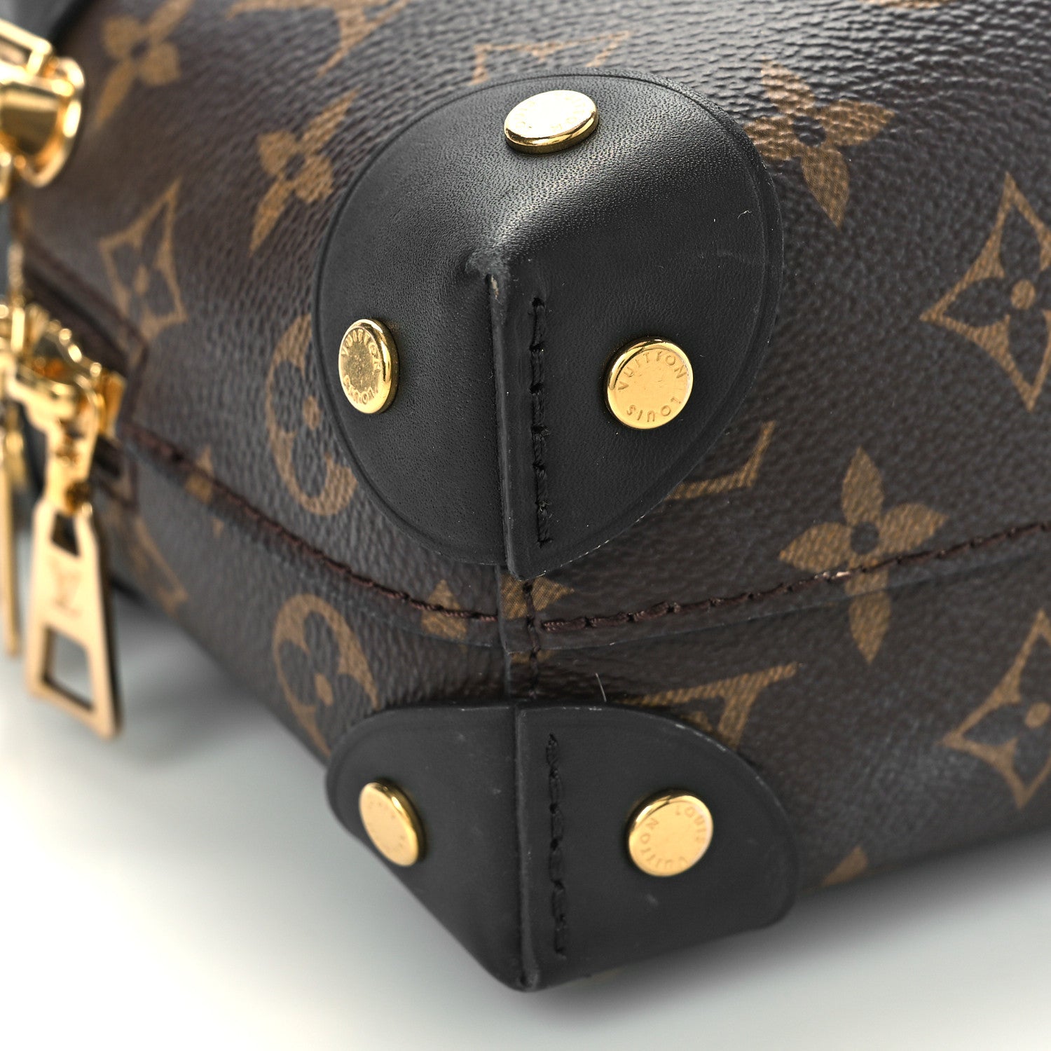Louis Vuitton Monogram Petite Malle Souple Black 7 of 9