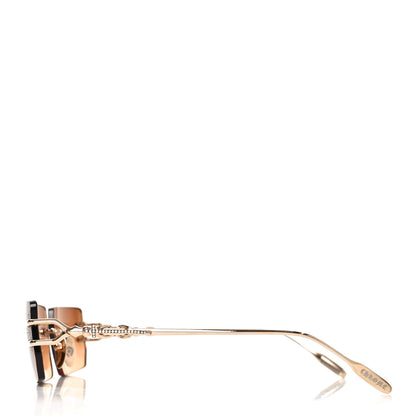 Chrome Hearts Metal Lordie Sunglasses Gold Brown 3 of 7