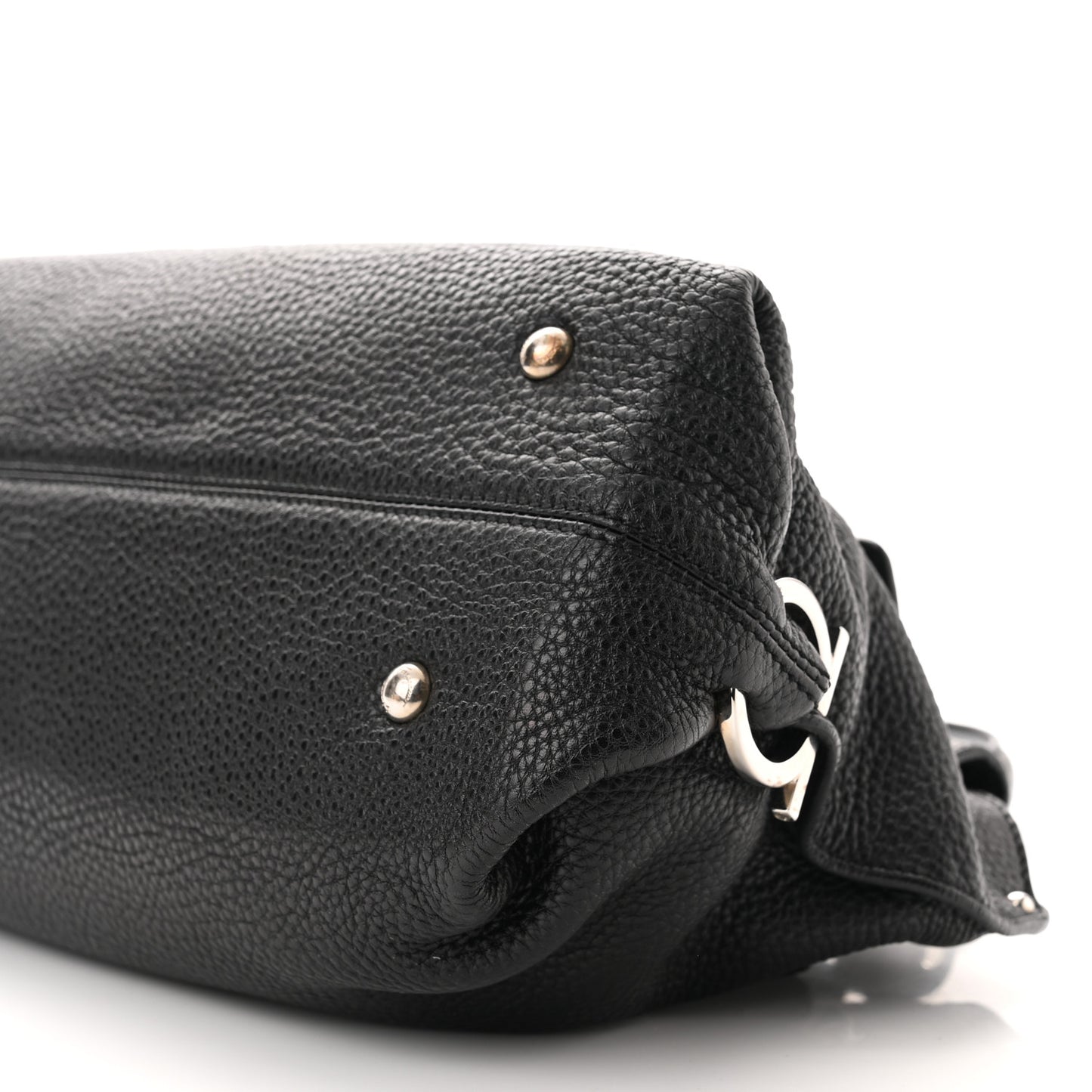 Calfskin Medium Sofia Satchel Black