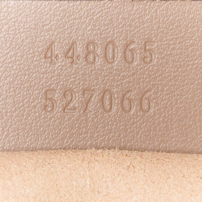 Gucci Calfskin Matelasse Mini GG Marmont Chain Shoulder Bag Nude 7 of 11