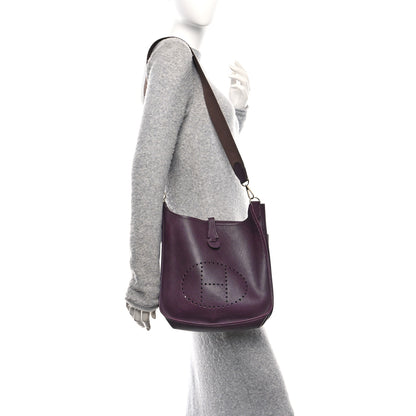Hermes Epsom Evelyne II PM Violet 2 of 9