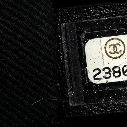 Chanel Grained Calfskin Stitched Flap Drawstring Backpack Black 6 of 8