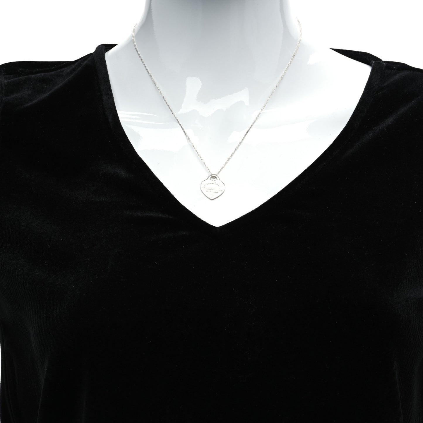 Sterling Silver Small Return to Tiffany Heart Pendant Necklace