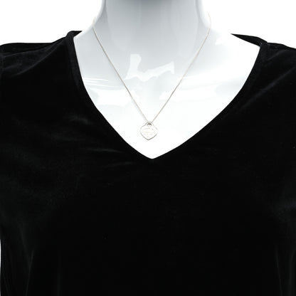 Tiffany Sterling Silver Small Return to Tiffany Heart Pendant Necklace 2 of 7