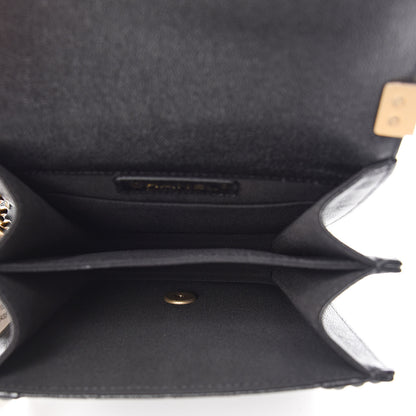 Chanel Caviar Quilted North South Boy Flap Black 5 of 11