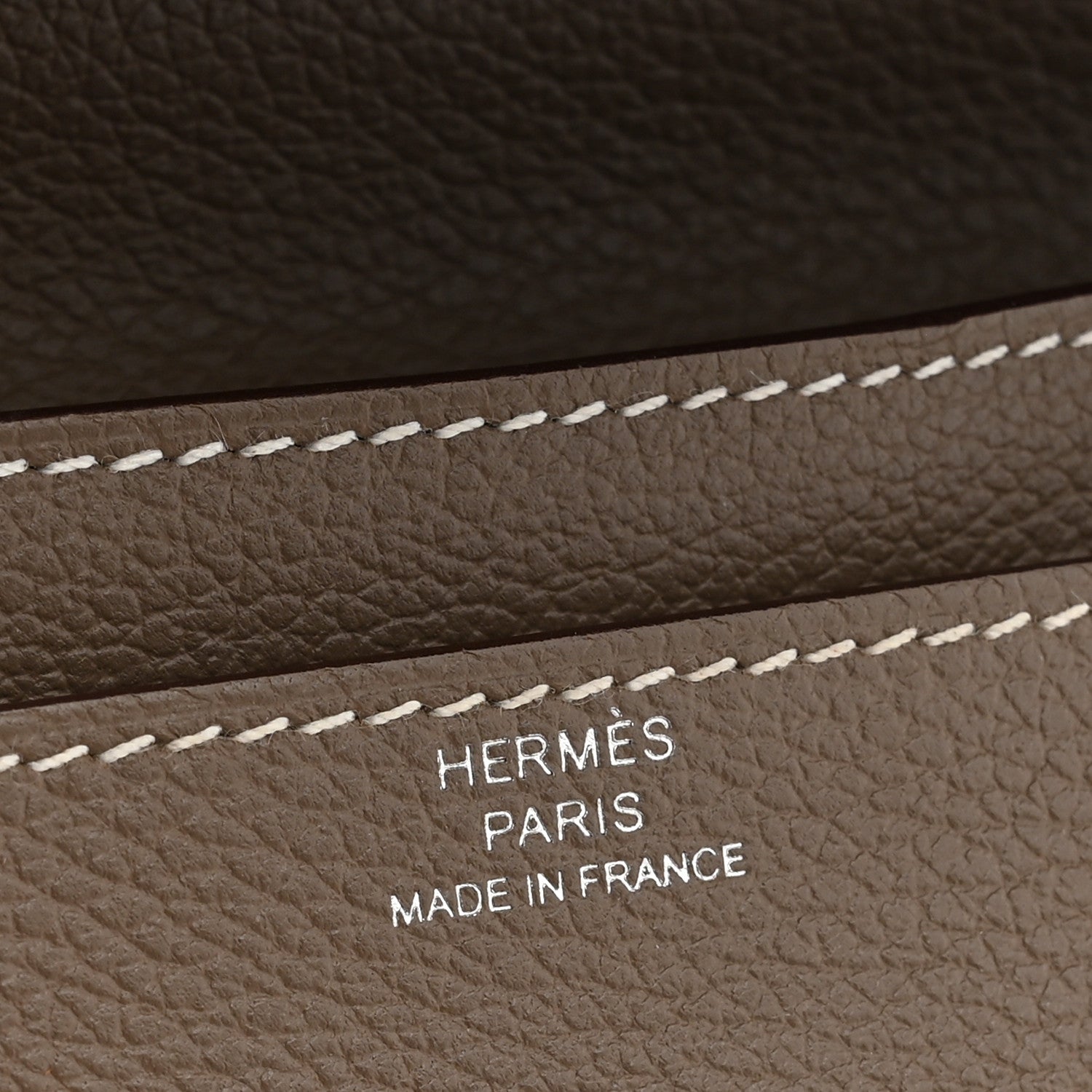 Hermes Evercolor Constance Wallet To Go Etoupe 5 of 10