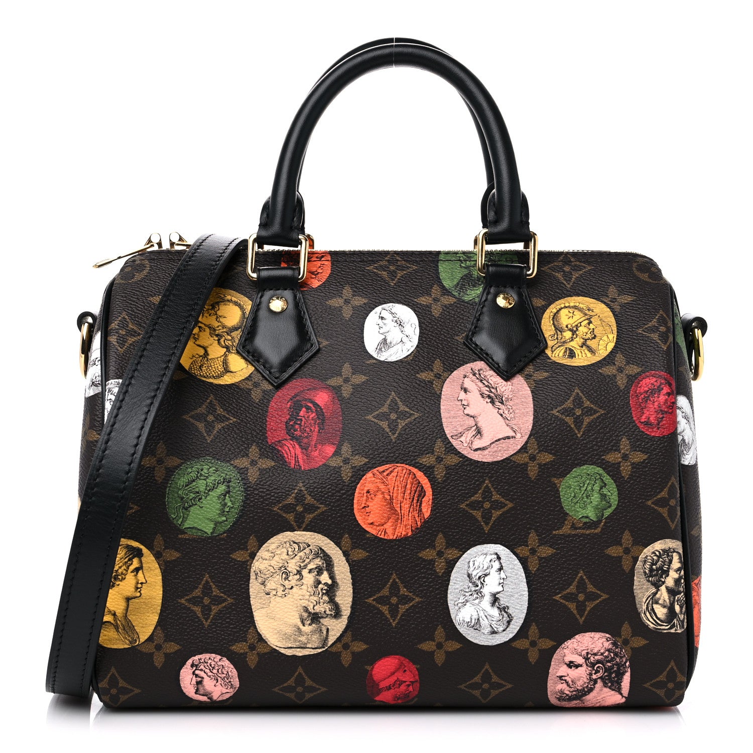 Louis Vuitton x FORNASETTI Monogram Cameo Speedy Bandouliere 25 1 of 9