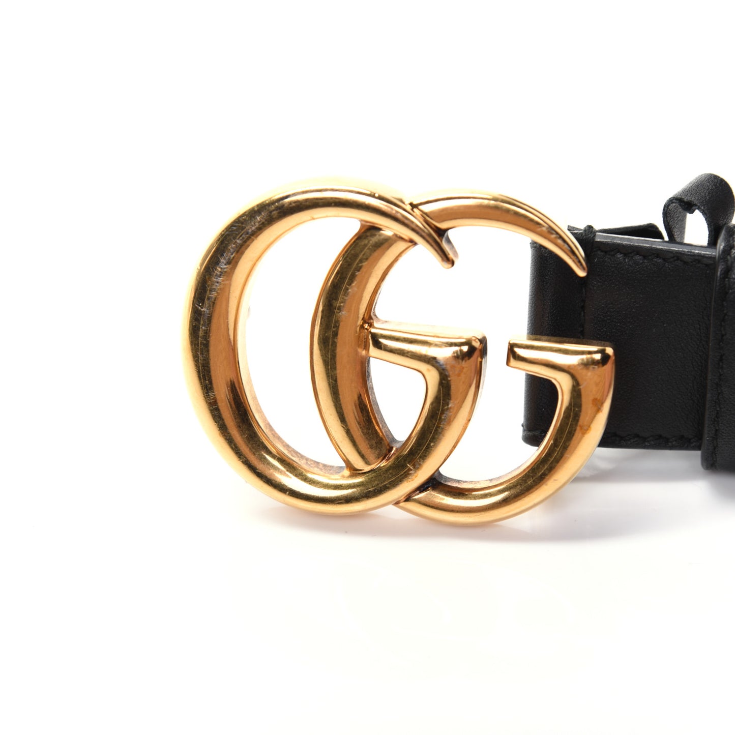 Calfskin Double G 30mm Belt 80 32 Black