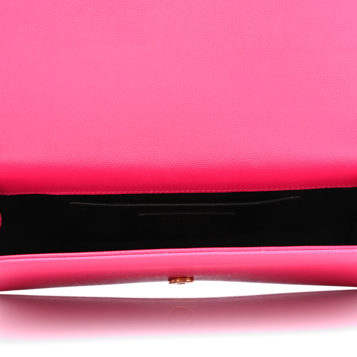 Saint Laurent Grain De Poudre Classic Monogram Kate Clutch Lipstick Fuchsia 4 of 6