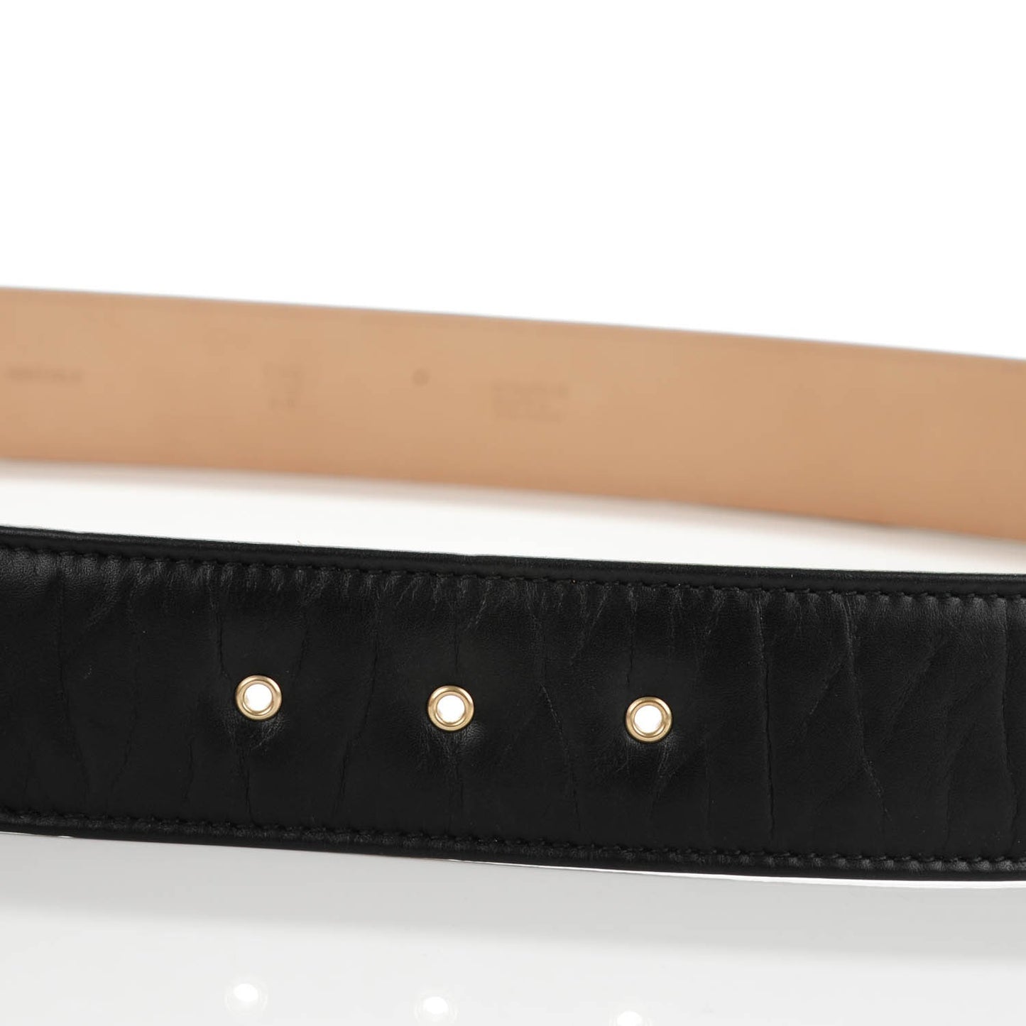 Calfskin CC Belt 100 40 Black