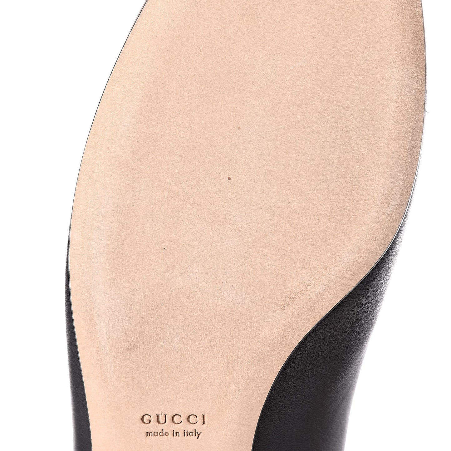 Calfskin Horsebit Ballerina Flats 40 Black