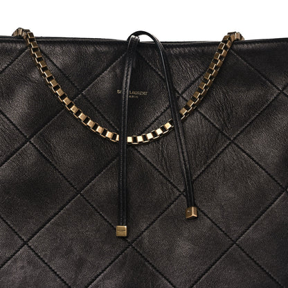 Saint Laurent Calfskin Medium Suzanne Hobo Black 7 of 7