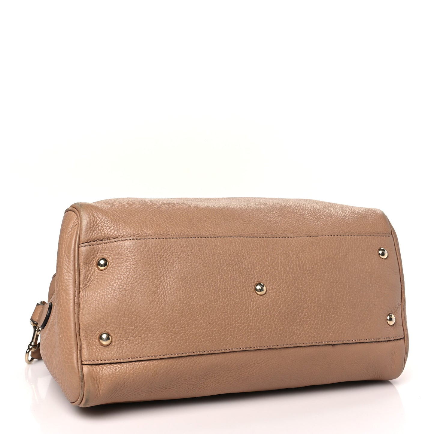 Calfskin Medium Bamboo Shopper Boston Camelia